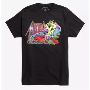 black metallica band tshirt